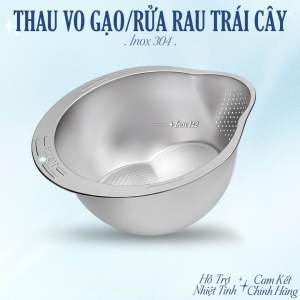 🅾️ RỔ VO GẠO ĐA NĂNG / RỔ RAU INOX 304