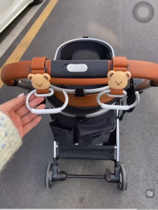 <Yobear & Co.> Betterdog Bear Stroller Hooks for Pets Dogs Durable Stroller Hooks