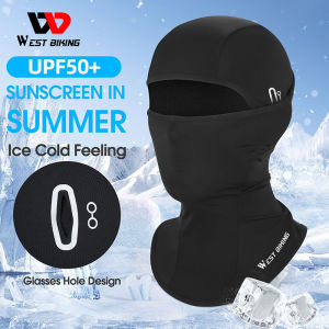 WEST BIKING Mặt Nạ Toàn Mặt Đạp Xe Mặt Nạ Ống Lụa Lce Chống Tia UV Mùa Hè Cho Xe Đạp Cho Xe Máy Mặt Nạ Balaclava Mũ Bảo Hiểm Xe Đạp Mũ Thể Thao Lót Mặt Nạ Có Thể Giặt