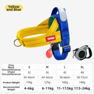 7o | Vest Type Adjustable Small to Medium Dog Leash