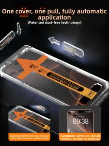 OUXUAN | Black Edge-Free Protective Screen Protector for Multiple iPhone Models