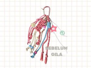 sebelum gila series🫧 || charm bag || gantungan kunci || keychain || carabiner || charm bag macrame || ready stock || real pict ||