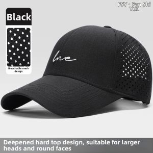 FANSHIYUN | Oversized Hard Top Baseball Cap with Wide Brim