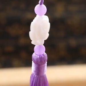 (GIÁ Sỉ) Dây treo tua rua liên hoa Ngọc Bội hoa sen tua rua cổ trang nhiều màu trang trí