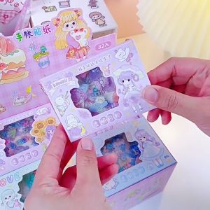 Hộp Sticker Trang Trí Sổ Mini Xinh Xắn