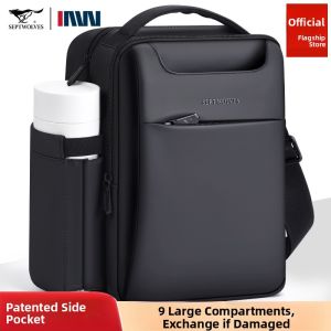 SEPTWOLVES | Mens Multi-functional Oxford Cloth Crossbody Bag