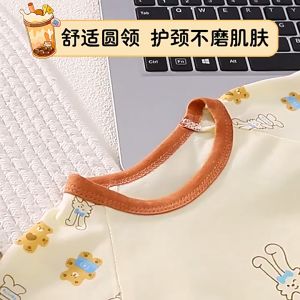 NIUKID - Setelan Anak Perempuan Piyama Anak Baju Anak Perempuan Baju Pendek Dan Celana Panjang