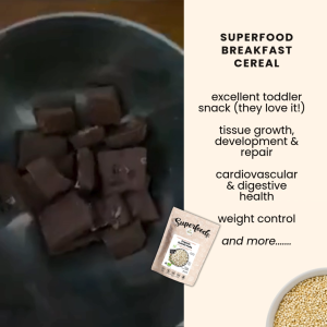 Natures Superfoods Organic Breakfast Cereals: Quinoa Puffs 80g Pack x2 | Whole Grain l Halal l No Added Sugar