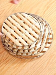 Tatakan Kayu Pengukus Makanan / Tatakan Nampan Piring Tahan Panas Bahan Kayu