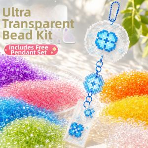 YUGUANG | Colorful High Transparent Rainbow Jelly Changing Fusion Splicing Beads 2.6mm