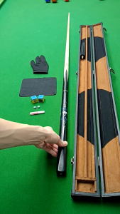 คิวสนุกเกอร์ หัวคิว 9.8mm แบบแยก 3/4 ส่วน พกพาสะดวก ทำจากไม้เนื้อแข็งคุณภาพสูง