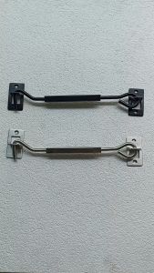 Hak Angin Jendela Penahan Penyangga Jendela Kotak 8\" Inch 20cm Steel Warna Hitam & Stainless