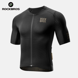 RockBros | ROCKBROS Men Summer Cycling Short Sleeve Breathable Bike Clothing Road Bike T-shirt Sport Shorts Sleeve Bicycle Short Sleeve