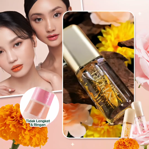 NPURE Power Glow Lip Oil | Lip Gloss | Lip Base | Lip Topper | Pelembab Bibir Juicy Glassy Plumpy