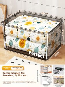 XINGYOU | Transparent Storage Box Snack Toy Organizer With Lid