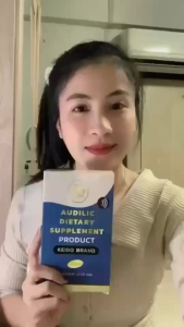 Keibo Audilic Dietary Supplement ป้องกันหูไม่คั่ว บำรุงหู ลดเสียงรบกวน กล่อง 30 เม็ด