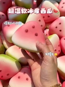 Fruit Squishy Summer WatermelonSlow Rebound Vent Pinch Music Stick Hand Mini Slow Rising Relieve Stress Toy
