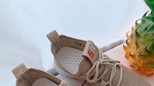 Giày Thể Thao Nữ Giày Vải Buộc Dây Nữ Kiểu Dáng Thời Trang Đế Cao Su Đi Siêu Êm GN29