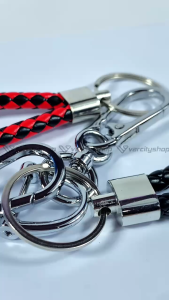 ST6 Gantungan Kunci Mobil Motor Set Tag No HP Buckle Tali Car KeyChain