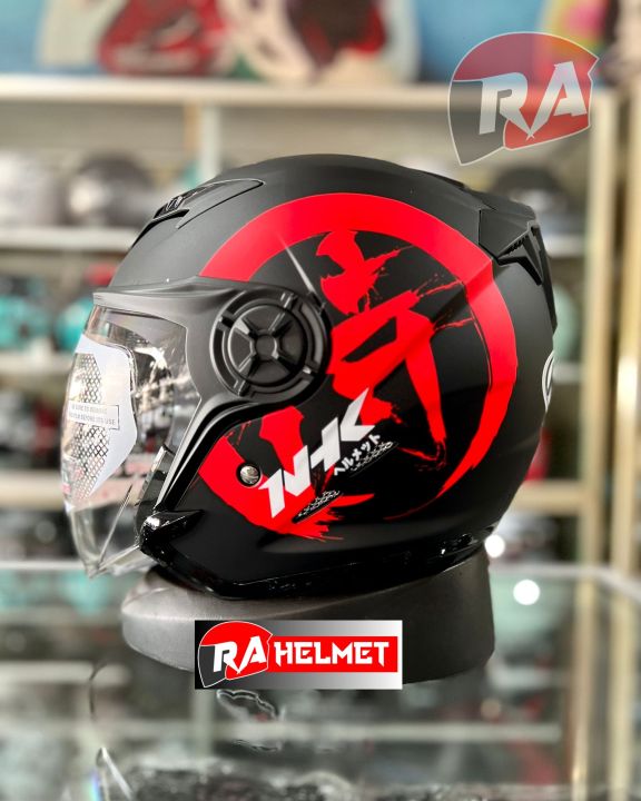 Helm nhk half face hot sale motif