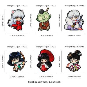Bandai | Hoạt Hình Dễ Thương Men Pin Thổ Cẩm Thời Trang Ve Áo Phù Hiệu Cho Nữ Quần Áo Trang Trí Áo Phụ Kiện Quà Tặng Cho Người Hâm Mộ Trang Sức