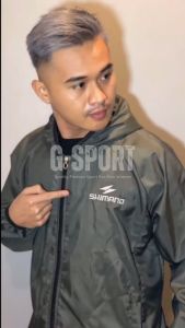 Jaket Parasut Olahraga Sauna Suit Jogging Lari Running Bersepeda Despo Gym Fitnes Senam Pria Wanita Jaket Sport