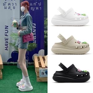 รองเท้าแตะพื้นหนาสำหรับผู้หญิง ฤดูใบไม้ร่วง ใหม่ กันลื่นกลางแจ้ง รองเท้าแตะชายหาดพื้นนุ่ม สวมใส่สบาย สไตล์ลำลอง