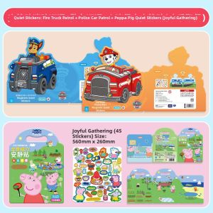 HPRETTY | Ages 3-6 Magnetic Quiet Book No Cutting Scenarios Educational DIY Stickers