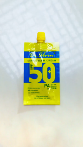 Dr. Alvin Sunscreen Cream SPF50 PA++++ 10g UVA UVB Broad Spectrum White Defense Lightweight
