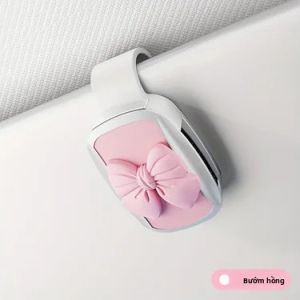 1 Nơ Kính Mát Ô Tô Khung Chất Liệu ABS Hình Vuông Nhẹ Lưu Trữ Kẹp Cho Tấm Che Xe Ô Tô Thiết Kế Tiết Kiệm Không Gian Tiện Lợi