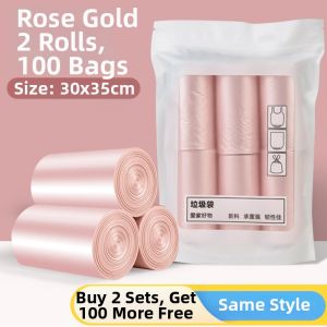 Mini Desktop Disposable Thickened Plastic Garbage Bags for Home Use Car Cat Litter Cleaning Small Size Household Waste Bags