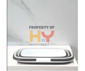 HOMYNEST Wadah Cuci Baju Serbaguna Ember Lipat Portable Kapasitas Besar 20 Liter