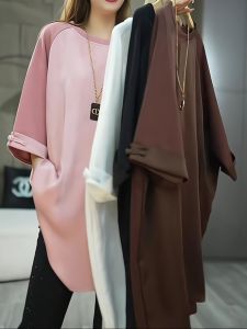 Fashionable Loose Womens Short Sleeve T-Shirt Spring Summer New Arrival Beautiful Styling Top Quality European Style Casual Wear