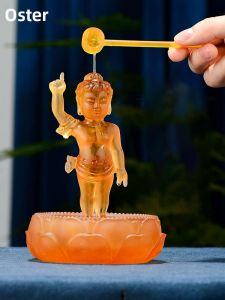 OSITE | Bathing Buddha Set with Shakyamuni Buddha Statue Bathing Basin Bathing Spoon