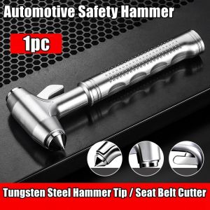 Car Safety Hammer Window Breaker Emergency Seat Belt Cutter Auto Rescue Escape Survival Tool Vehicle Glass Breaker Life Saver