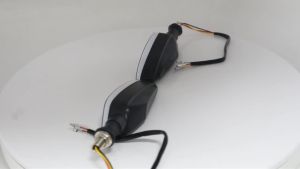 2PCS Leaf Universal LED Motorcycle Turn Signal Light 12V DRL Waterproof Dual Color Indicator Blinker Rear Light Lamp Accessories