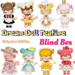 Blind Box Action Figure Doll Sleeping Dream Afternoon Tea Theme Collectable Figurines Decor Gift