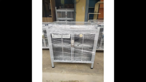 ส่งฟรี !!! ตู้ครัว ตู้กับข้าว ด้านบนปูกระเบื้อง สามารถวางเตาแก๊สได้ (ตจว.ไม่ได้จัดส่ง) พื้นอลูมิเนียม