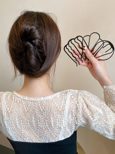 Bàn Chải Búi Tóc U 2024 Mẫu Mới Bàn Chải Nhét Nhảy Bàn Chải Cố Định Cho Tóc Búi Tóc Bàn Chải Chia Rẽ Hình Chữ U