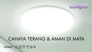 Lampu LED Downlight panel outbow bulat kotak plafon frameless 9watt - 36 watt SNI