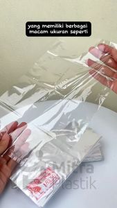 (1 Ikat) Plastik AA 18x30 Kantong Bening Tipis Bungkus Sambal Gula Terigu Tepung Sayur Kertas Fotocopy