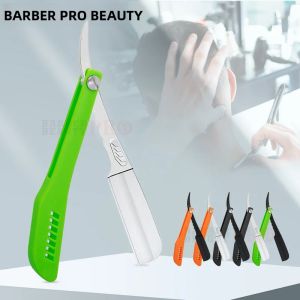 Dao Cạo Râu Bằng Thép Không Gỉ Chuyên Nghiệp Cho Nam Với Giá Đỡ Dao Dụng Cụ Cho Thợ Cắt Tóc Dùng Cho Salon Cắt Tóc Mặt Râu Và Tóc Trên Cơ Thể