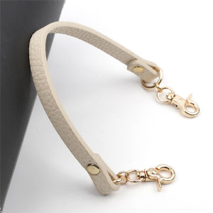 Genuine Leather Handbag Carry Handle Short Bag Strap Womens Handheld Bag Accessories Leather Strap Handheld Bag Parts