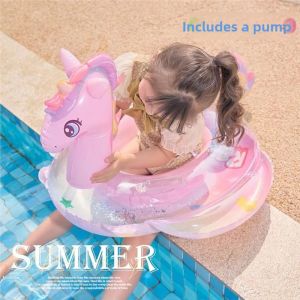 MONLEYTA | Thickened Anti-Tip Swimming Ring For Babies Under Armpit Childrens Safety Circle For Beginners Six Months And Above Girls