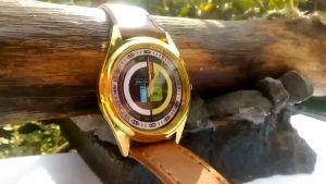 Jam Tangan Wanita Mickey Mouse Ilution Strap Coklat - Custom Jam Tangan Store