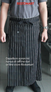 Long Apron / Celemek MUCHEF Cotton Canvas (1394230)(F5)