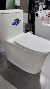 Uleya 876 Sanitary ware 1pc watercloset Quality Ceramic Heavy Duty H74cm x D75cm x L37cm / soft closing seat and cover