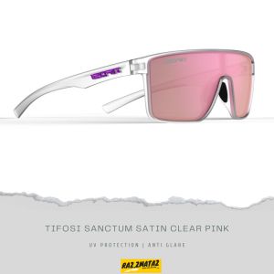 [Ready Stock] TIFOSI Sanctum Satin Clear Pink -  Original Sunglasses | UV protection & Anti Glare