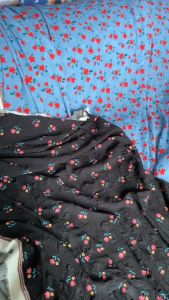 Vải Lụa Xốp Hoa Nhí Khổ 1m38 - Chất Mềm Mại Mỏng Vừa Rũ Không Co Giãn - May Áo Kiểu Bộ