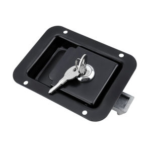 MS858A Trailer RV Trailer Truck Toolbox Lock Stainless Steel Polished Box Lock Internal Hidden Box Lock Collision Lock With Key